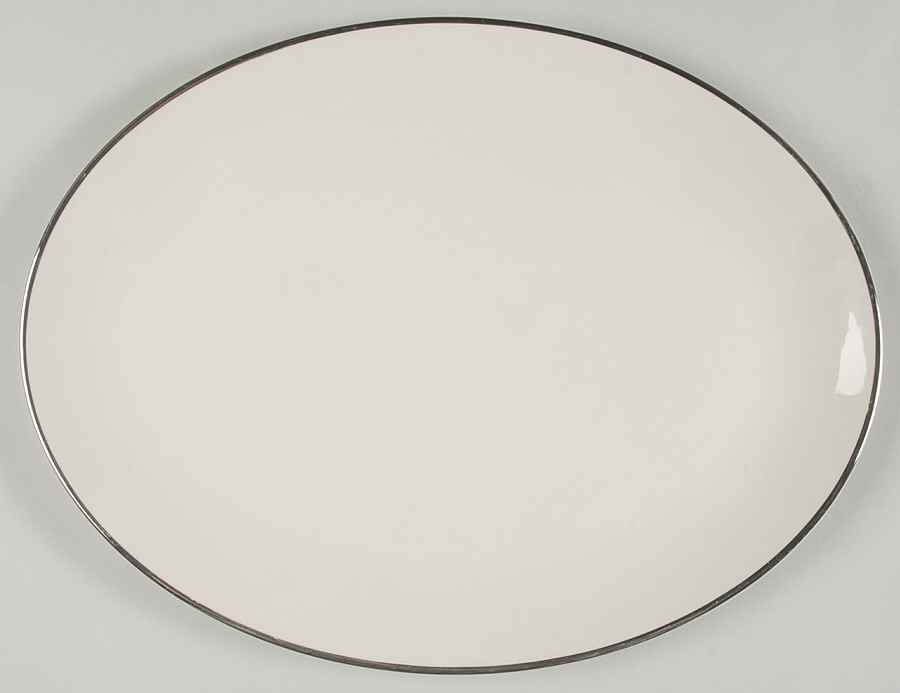 Bellmere (Rim & Coupe) 14" Oval Serving Platter by Flintridge-1