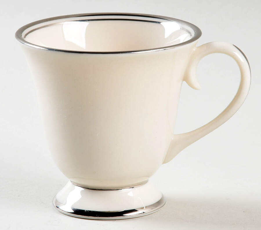 Bellmark II (Platninum Trim) Footed Demitasse Cup by Flintridge-1