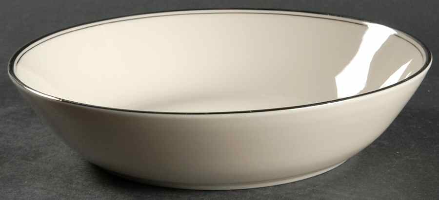 Bellmark II (Platninum Trim) 8" Round Vegetable Bowl by Flintridge-1