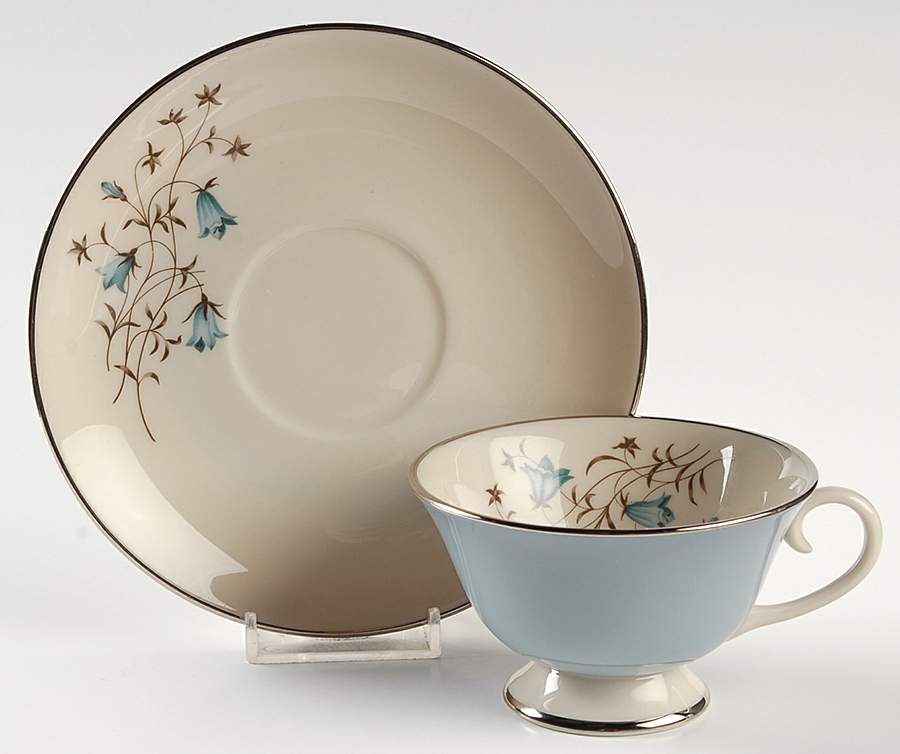 Belnor Footed Cup & Saucer Set by Flintridge-1