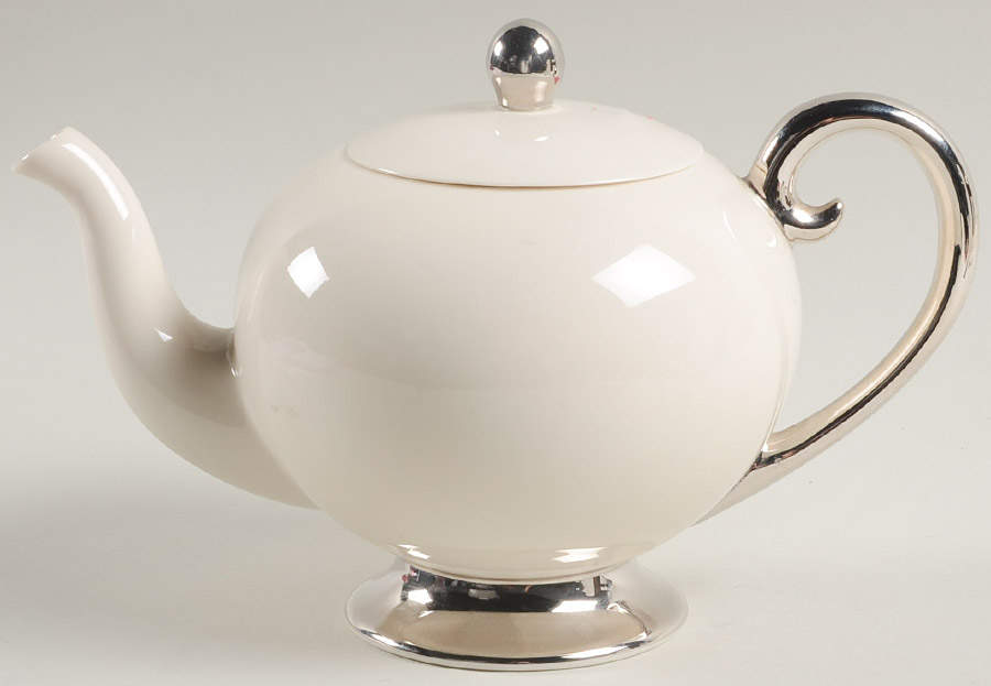Bellmere (Rim & Coupe) Teapot & Lid by Flintridge-1