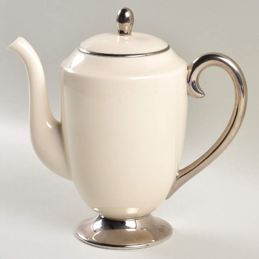 Bellmere (Rim & Coupe) Coffee Pot & Lid by Flintridge-1