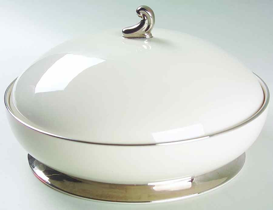 Bellmere (Rim & Coupe) Round Covered Vegetable by Flintridge-1