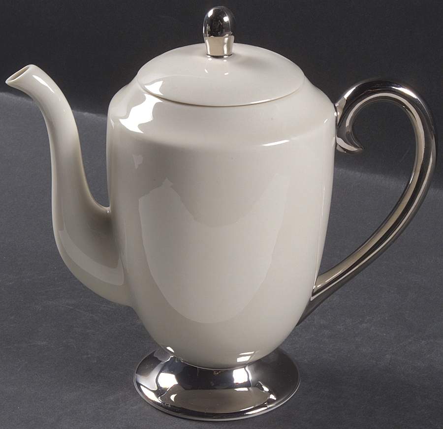 Bellmere (Rim & Coupe) Coffee Pot & Lid by Flintridge-1