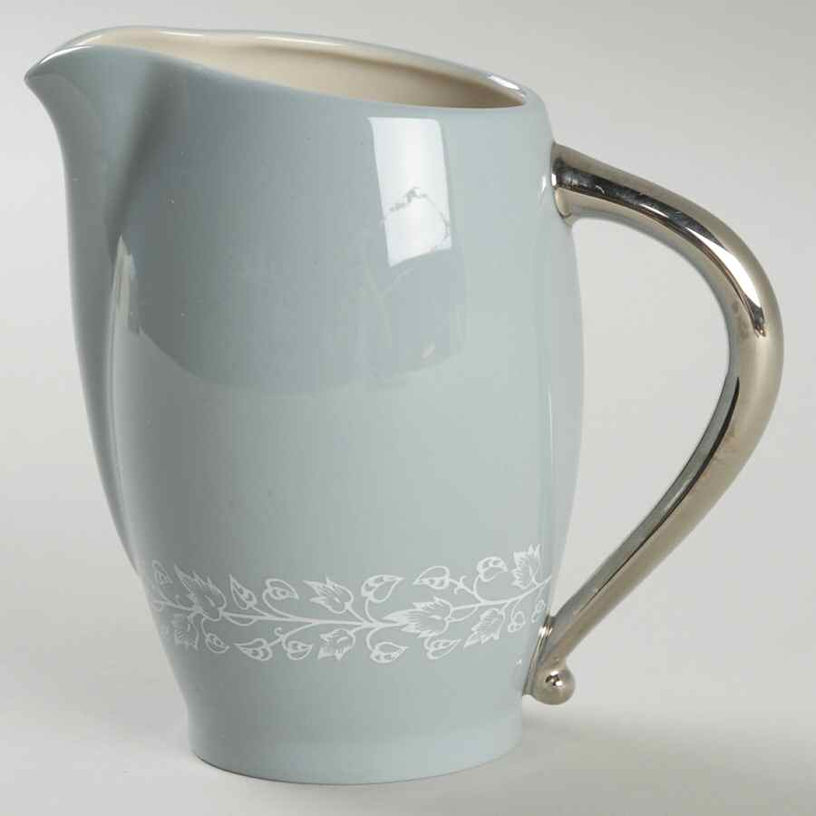 Brocade Strata Blue Creamer by Flintridge-1