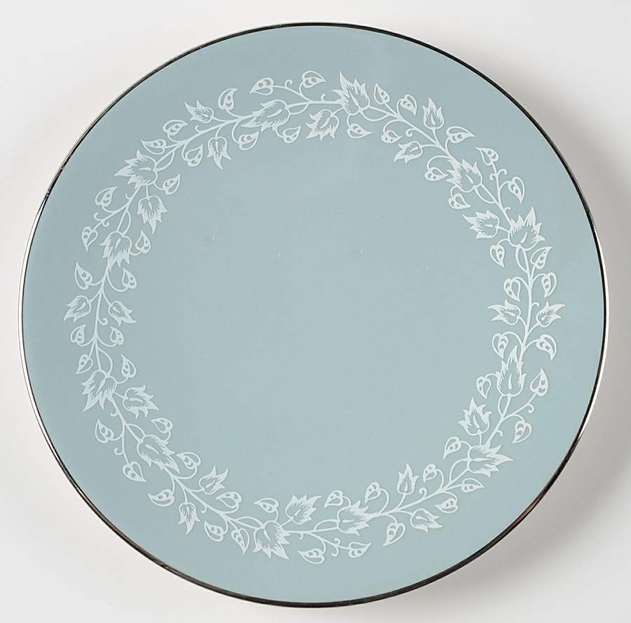 Brocade Strata Blue Coupe Bread & Butter Plate by Flintridge-1