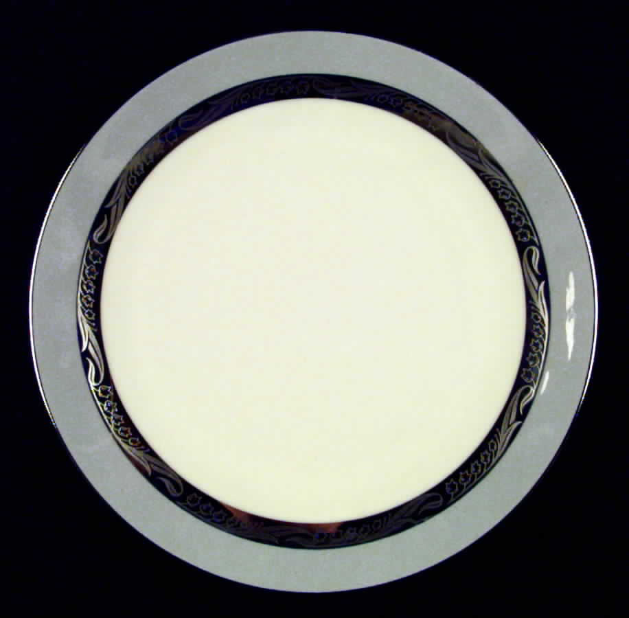 Bridal Wreath Gray Coupe Soup Bowl by Flintridge-1