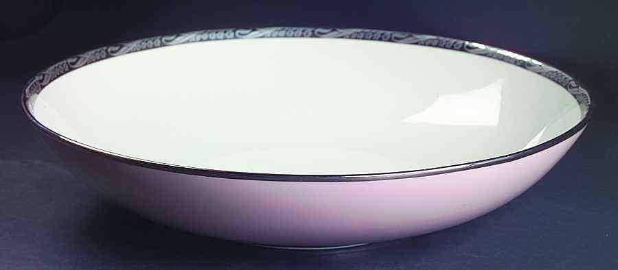 Bridal Wreath-Pink 14" Large Salad Serving Bowl by Flintridge-1