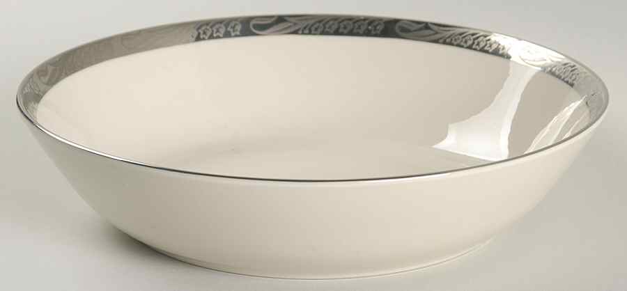 Bridal Wreath No Color Band 8" Round Vegetable Bowl by Flintridge-1