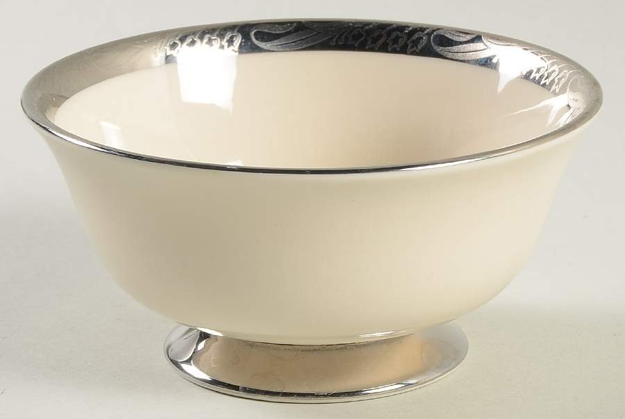 Bridal Wreath No Color Band Coupe Cereal Bowl by Flintridge-1