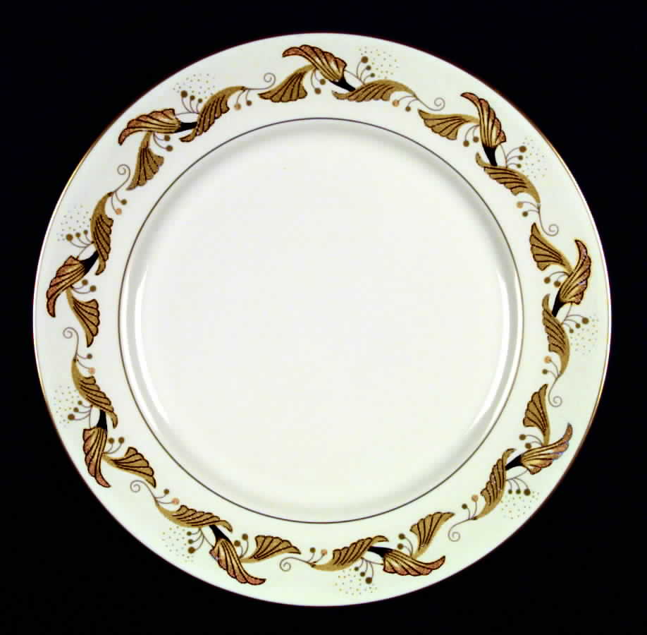 Cantata Gold Dinner Plate by Flintridge-1