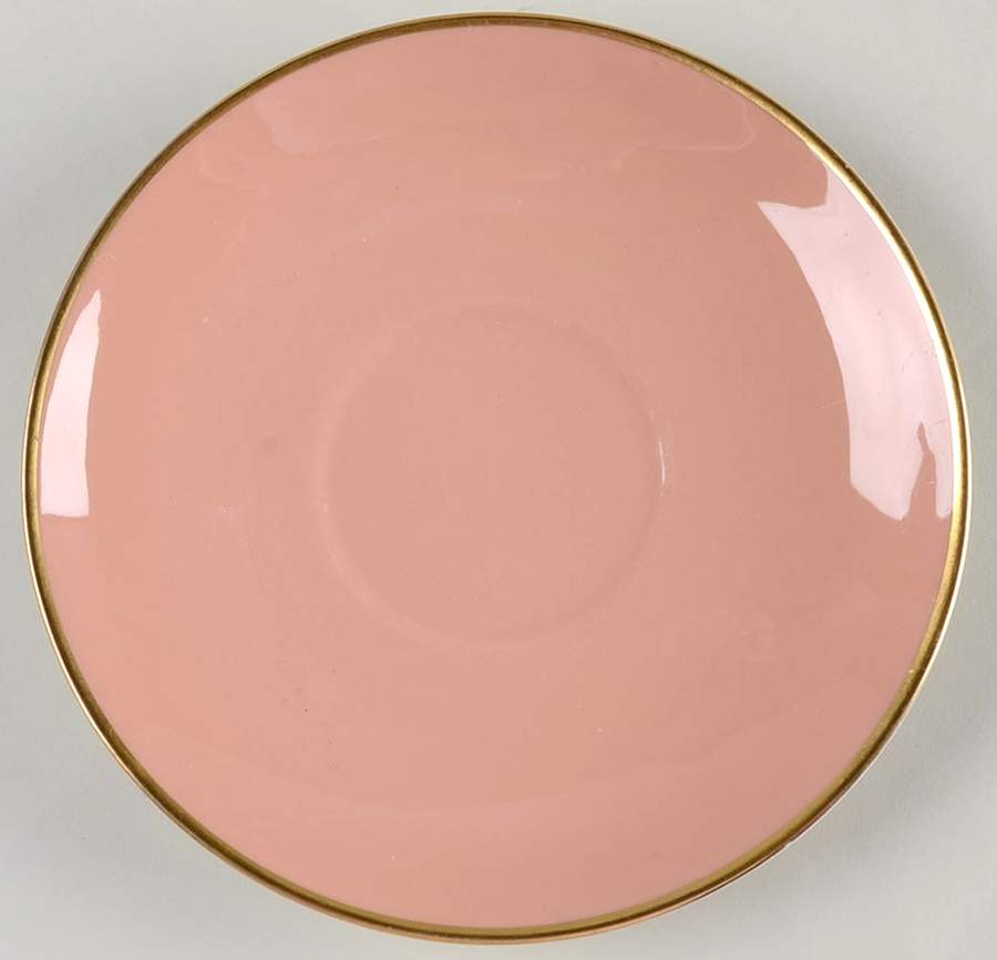 Sylvan-California Coral (Rim) Saucer for Footed Cup by Flintridge-1