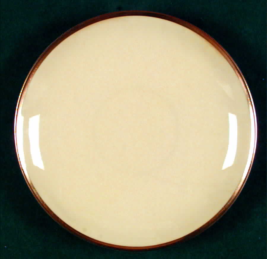 Sylvan-California-Yellow (Rim & Coupe) Saucer for Footed Cup by Flintridge-1
