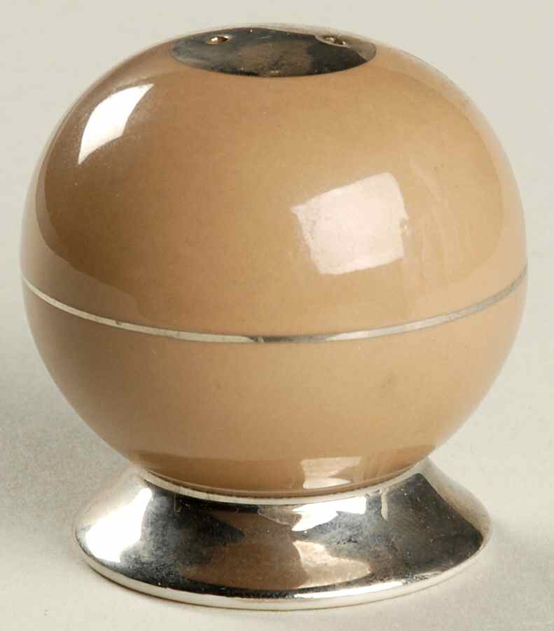 Platinum Cocoa (Rim) Salt Shaker by Flintridge-1