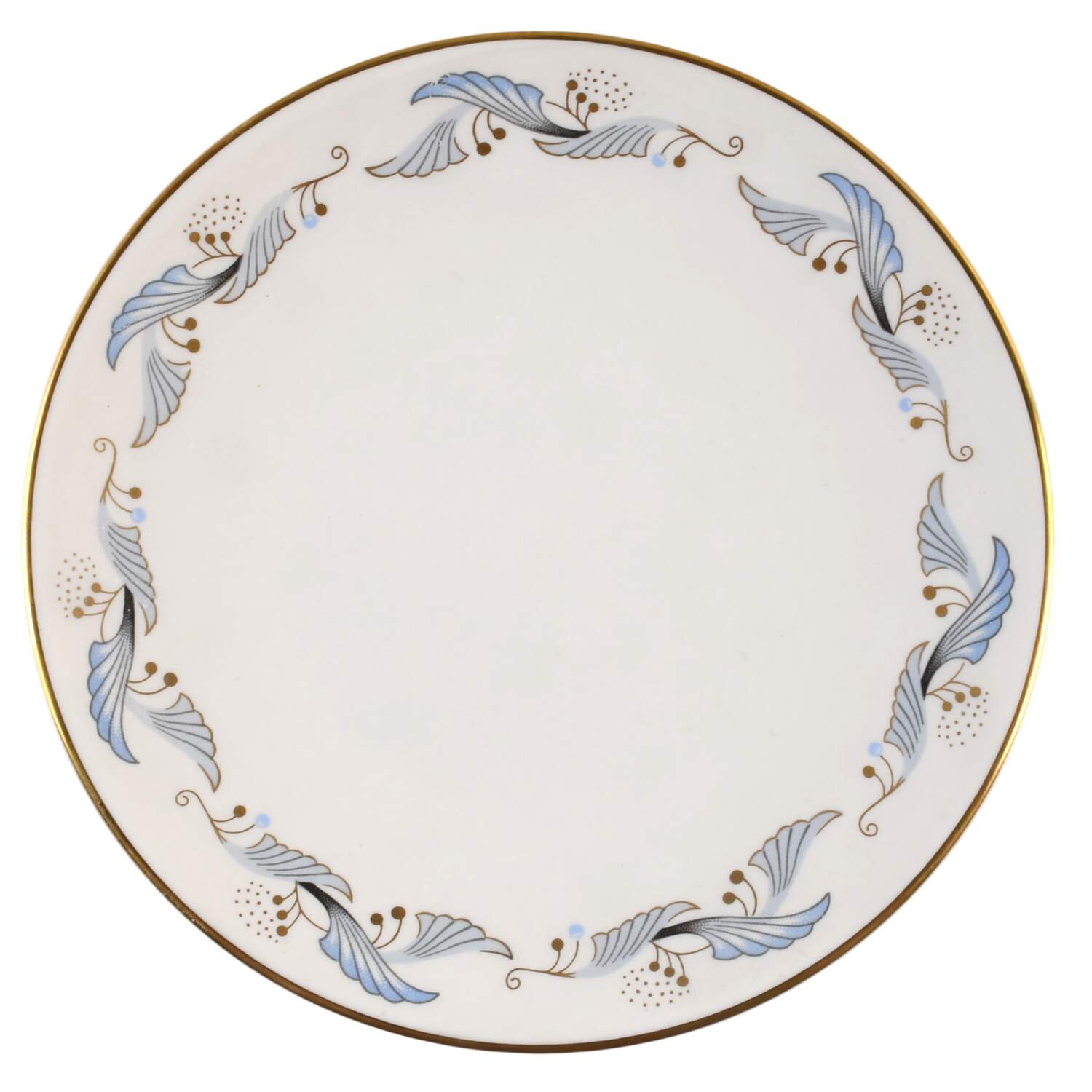 Cantata Blue Coupe Bread & Butter Plate by Flintridge-1