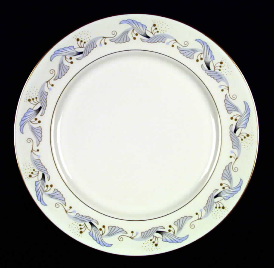 Cantata Blue Dinner Plate by Flintridge-1