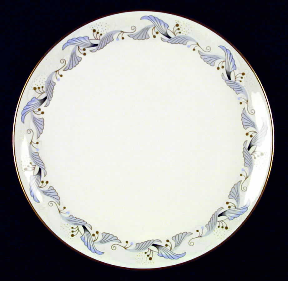 Cantata Blue Coupe Dinner Plate by Flintridge-1