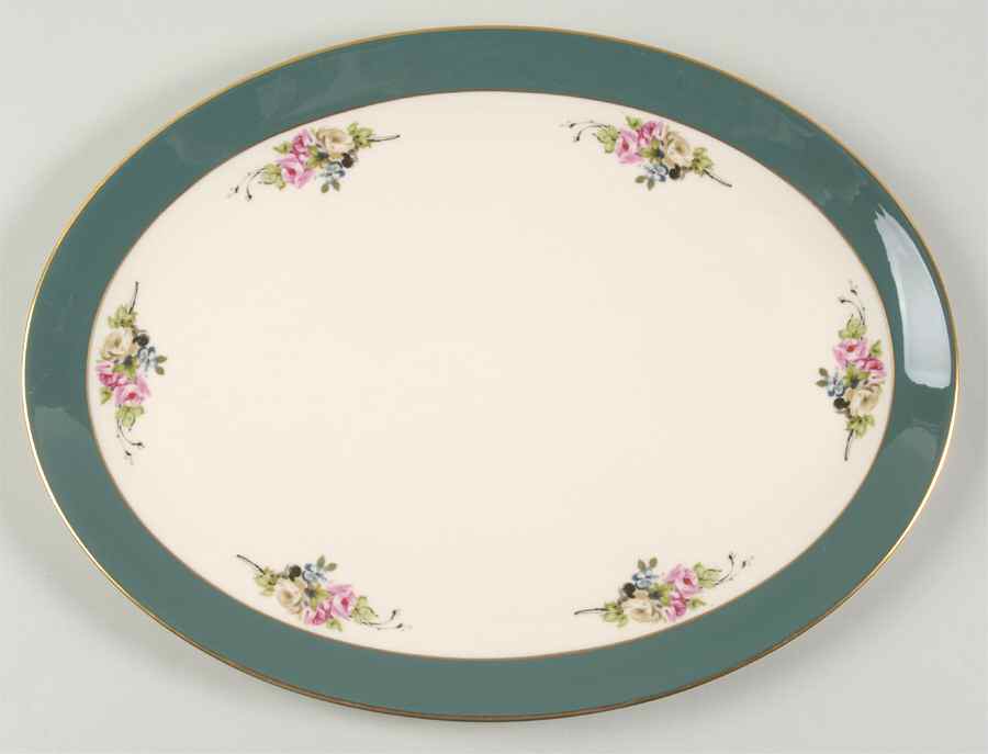 Carondale 14" Oval Serving Platter by Flintridge-1