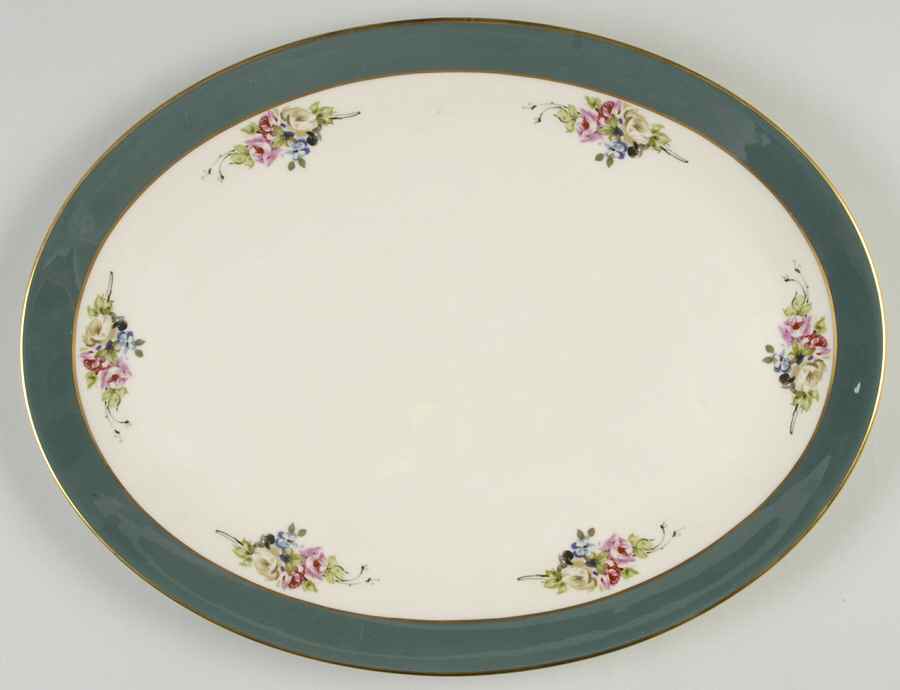 Carondale 13" Oval Serving Platter by Flintridge-1