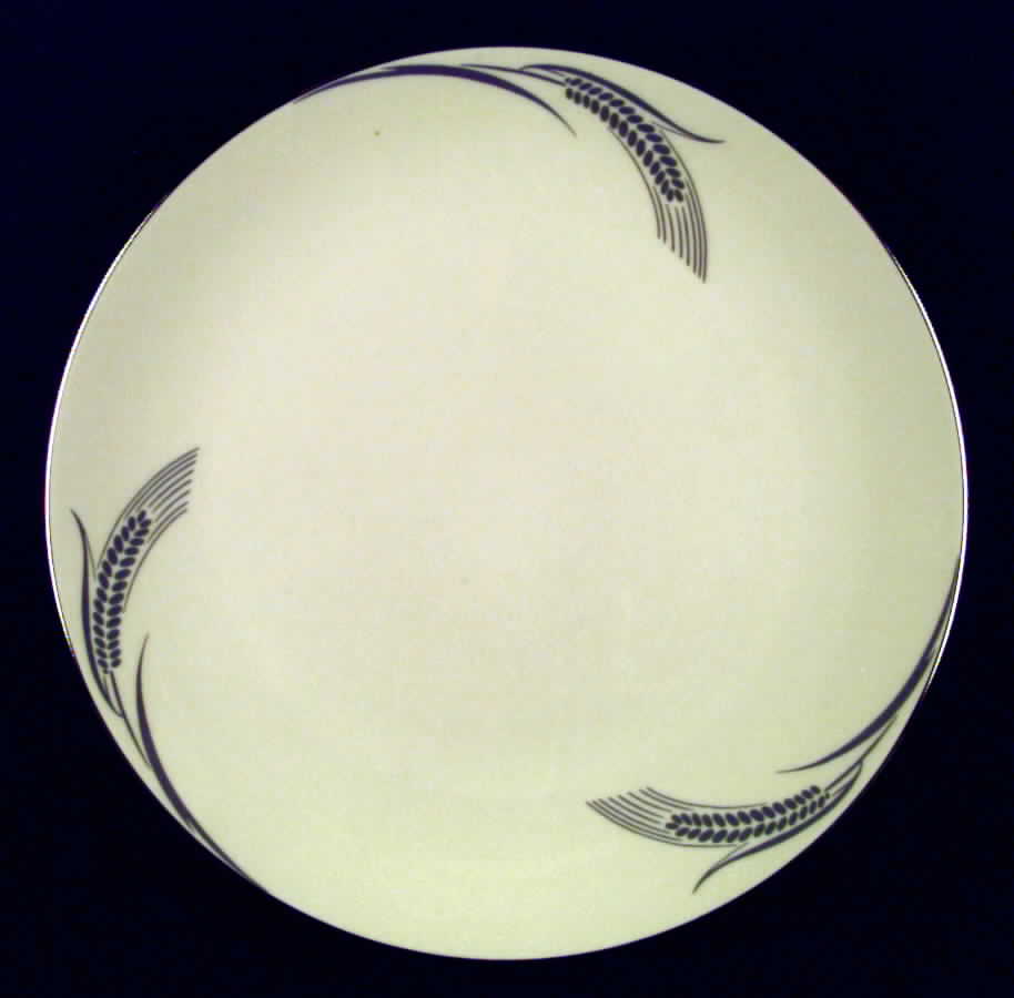 Chalice No Color Band (Platinum Trim) Coupe Dinner Plate by Flintridge-1