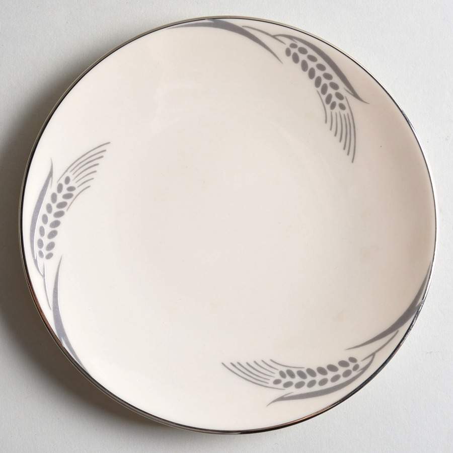 Chalice No Color Band (Platinum Trim) Coupe Bread & Butter Plate by Flintridge-1