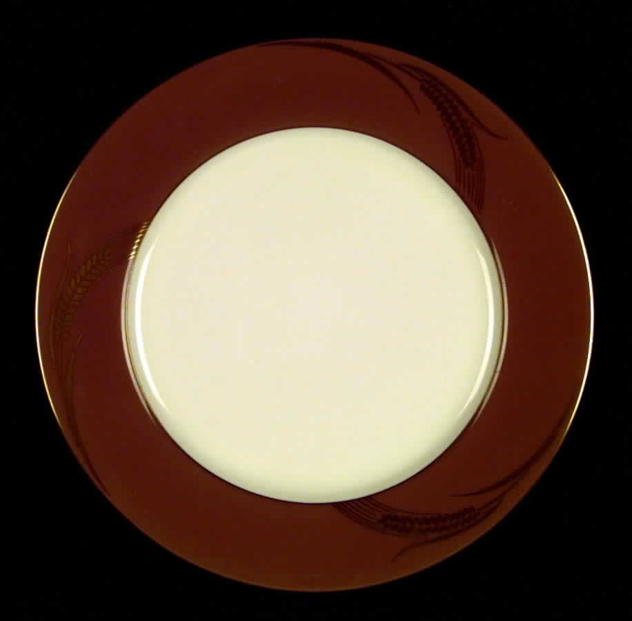 Chalice Cocoa (Gold Trim, Rim) Dinner Plate by Flintridge-1