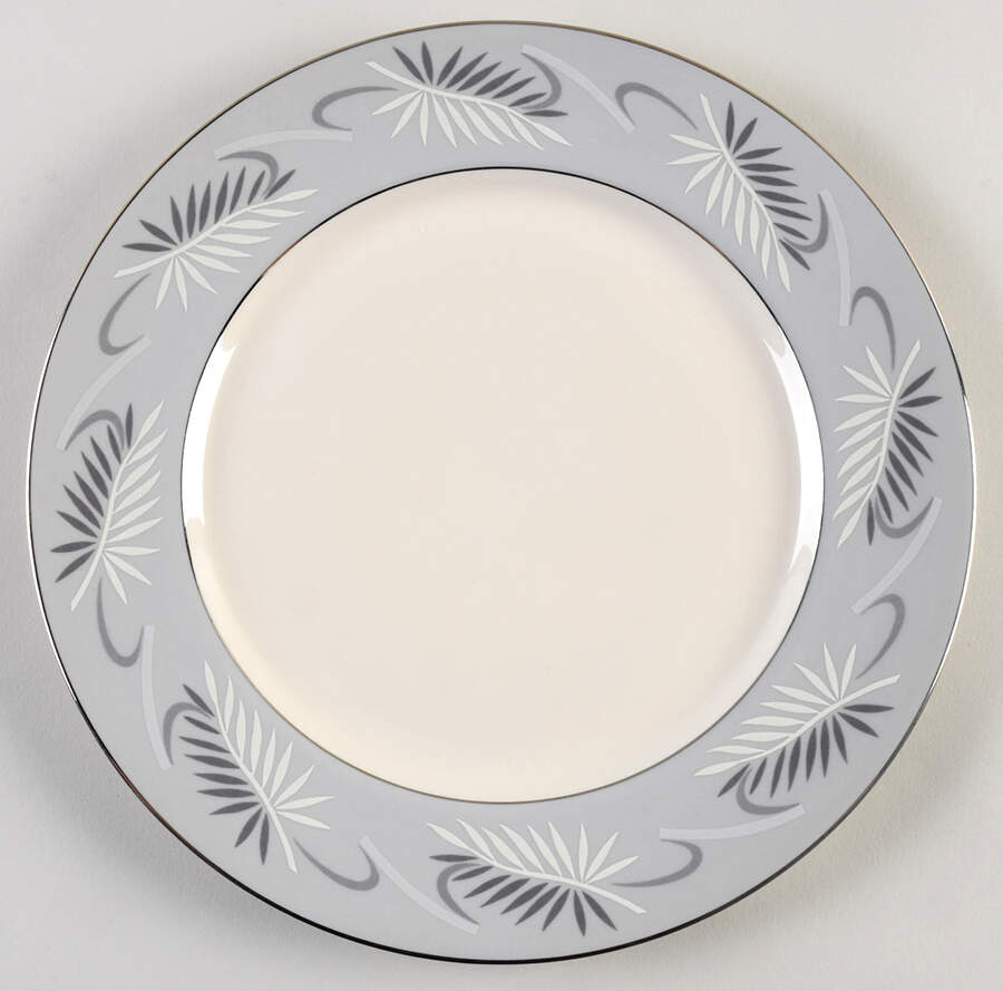 Continental Grey Dinner Plate by Flintridge-1