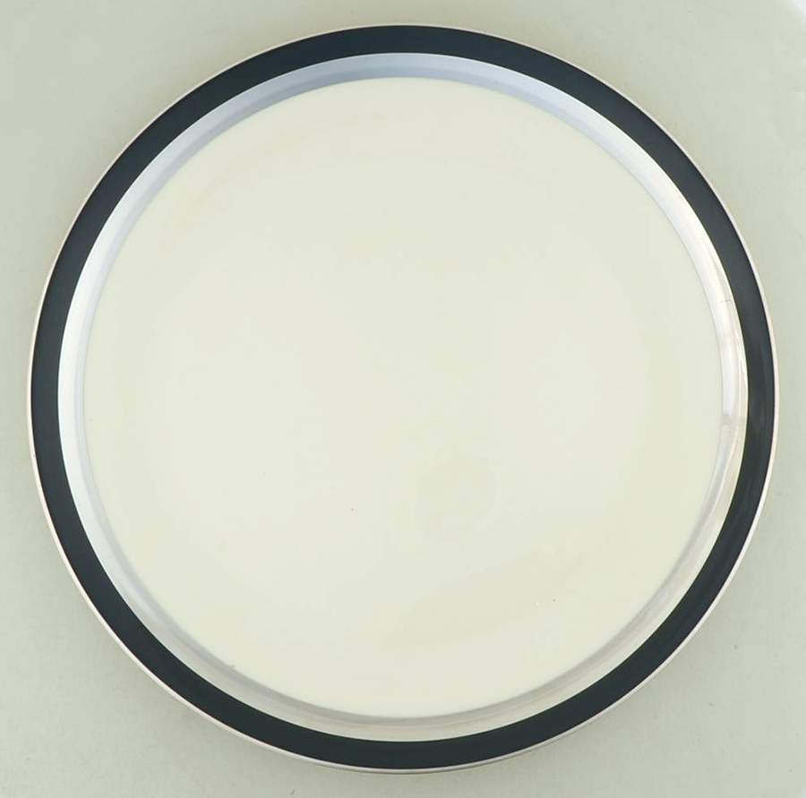 Contessa Dutch Blue (Platinum Trim, Coupe) Dinner Plate by Flintridge-1