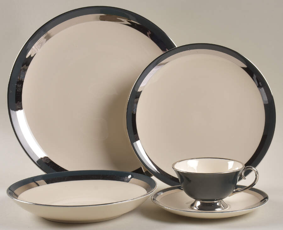 Contessa Black 5 Piece Place Setting by Flintridge-1