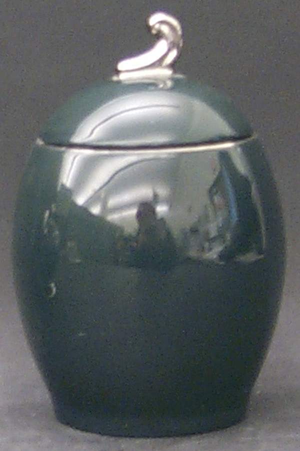 Contessa Black Sugar Bowl & Lid by Flintridge-1