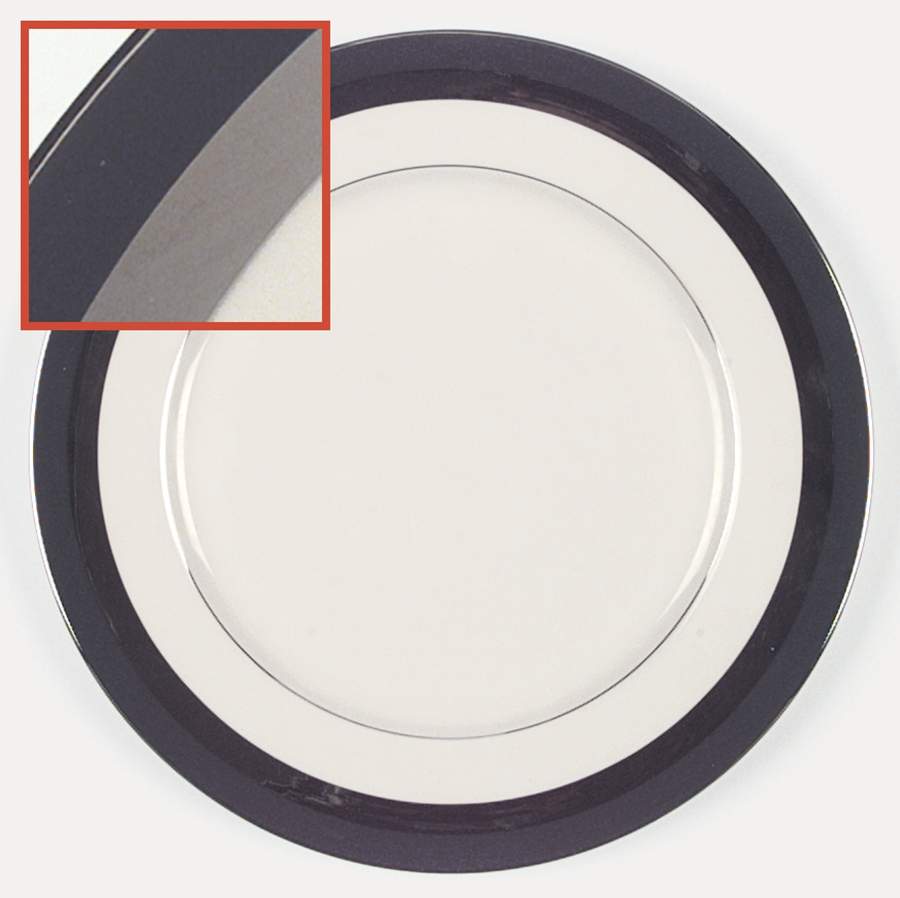 Contessa Black Dinner Plate by Flintridge-1