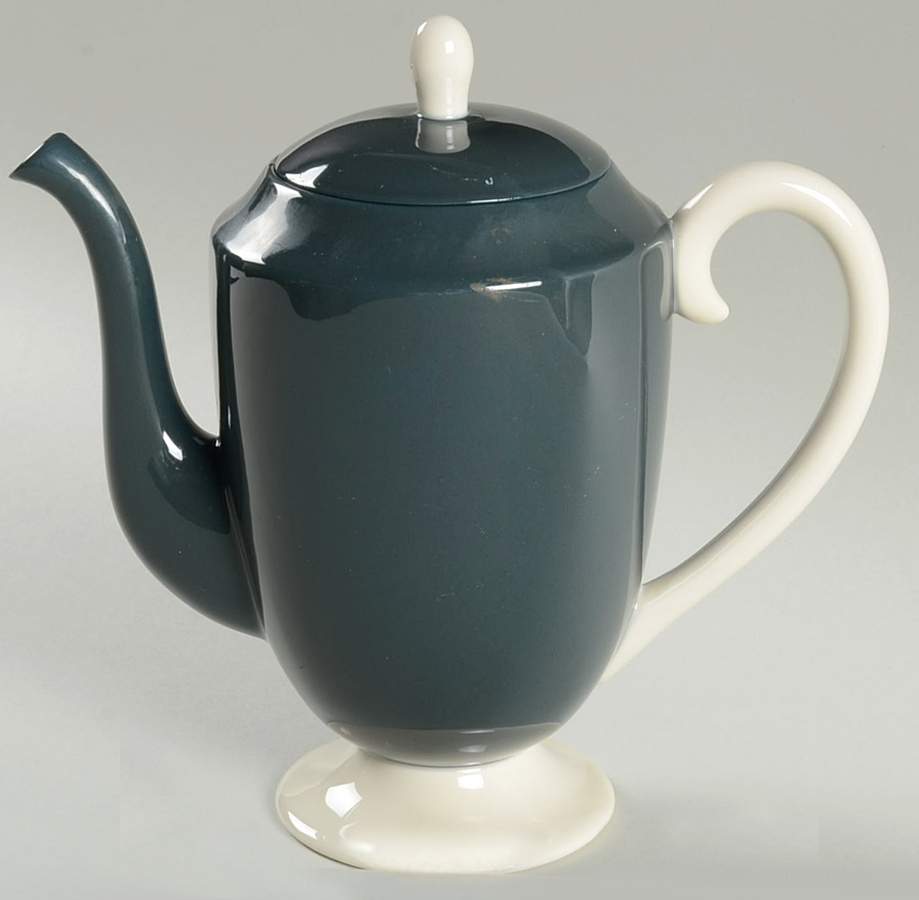 Contessa Black Small Coffee Pot & Lid by Flintridge-1