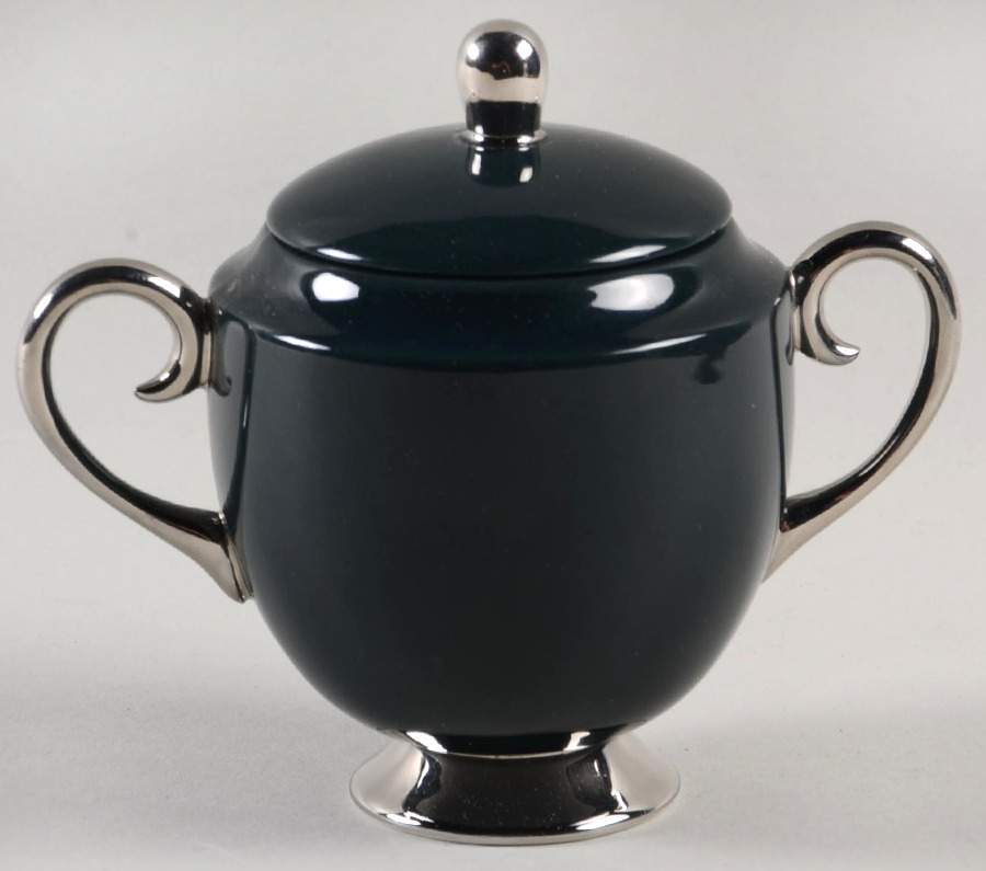 Contessa Black Lid for Mini Sugar Bowl by Flintridge-1