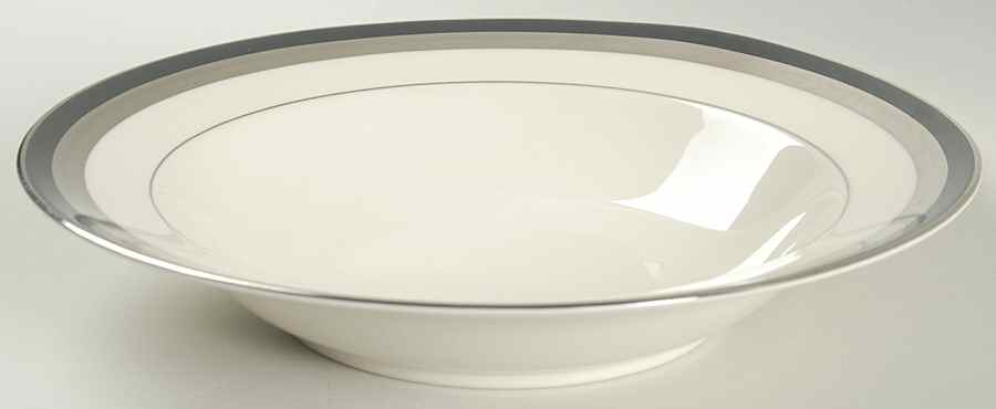 Contessa Black Rim Soup Bowl by Flintridge-1