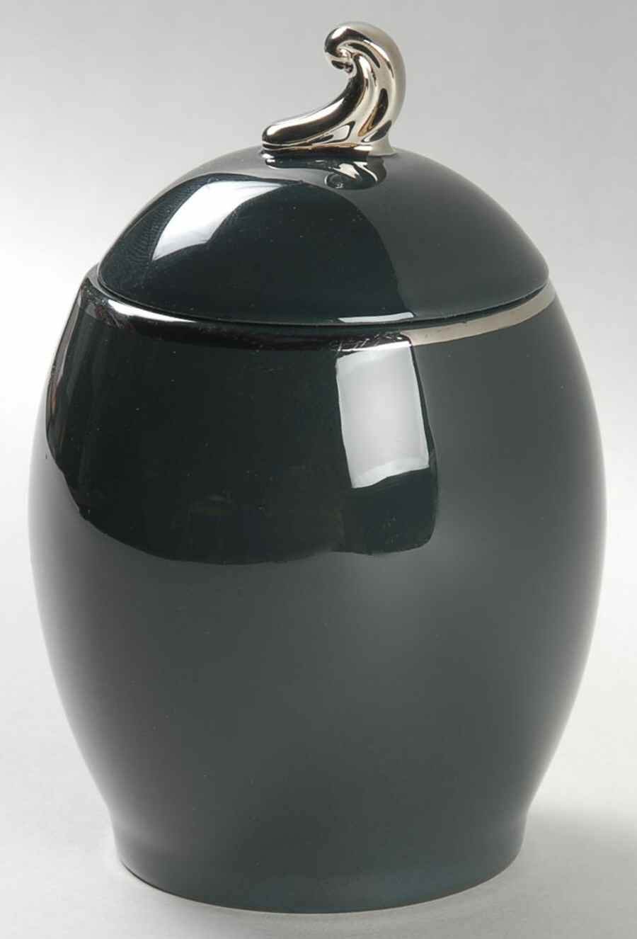 Contessa Black Sugar Bowl & Lid by Flintridge-1