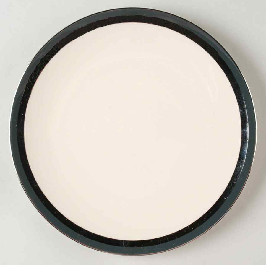 Contessa Black Salad Plate by Flintridge-1