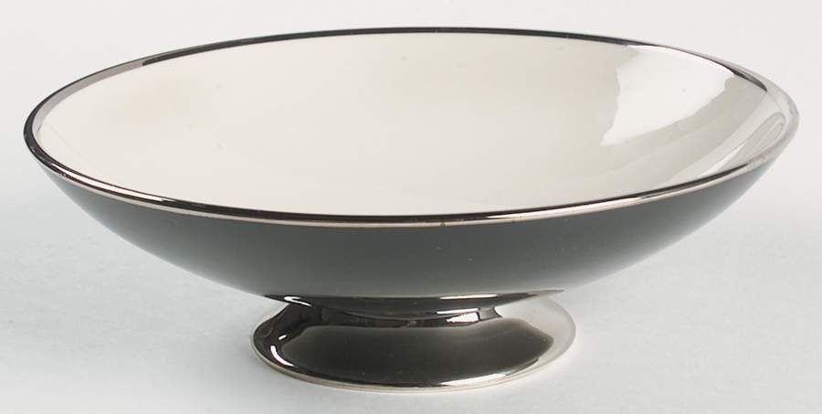 Contessa Black Round Compote (Height X Width) by Flintridge-1