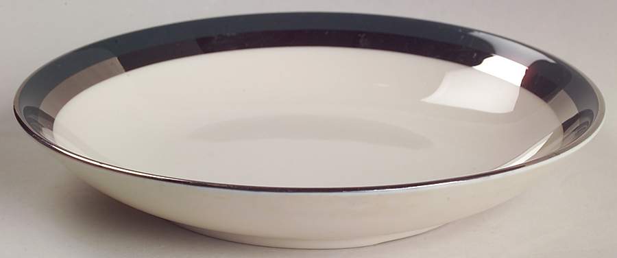 Contessa Black Coupe Cereal Bowl by Flintridge-1