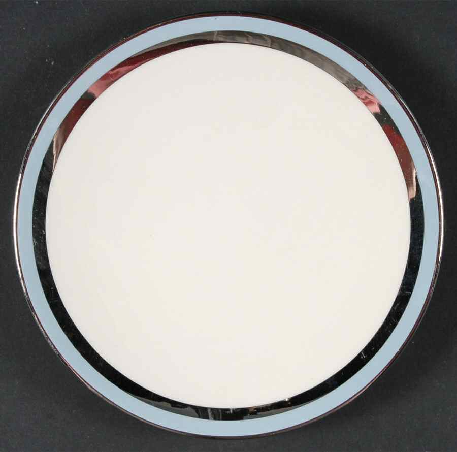 Contessa Gray (Platinum Trim, Coupe) Bread & Butter Plate by Flintridge-1