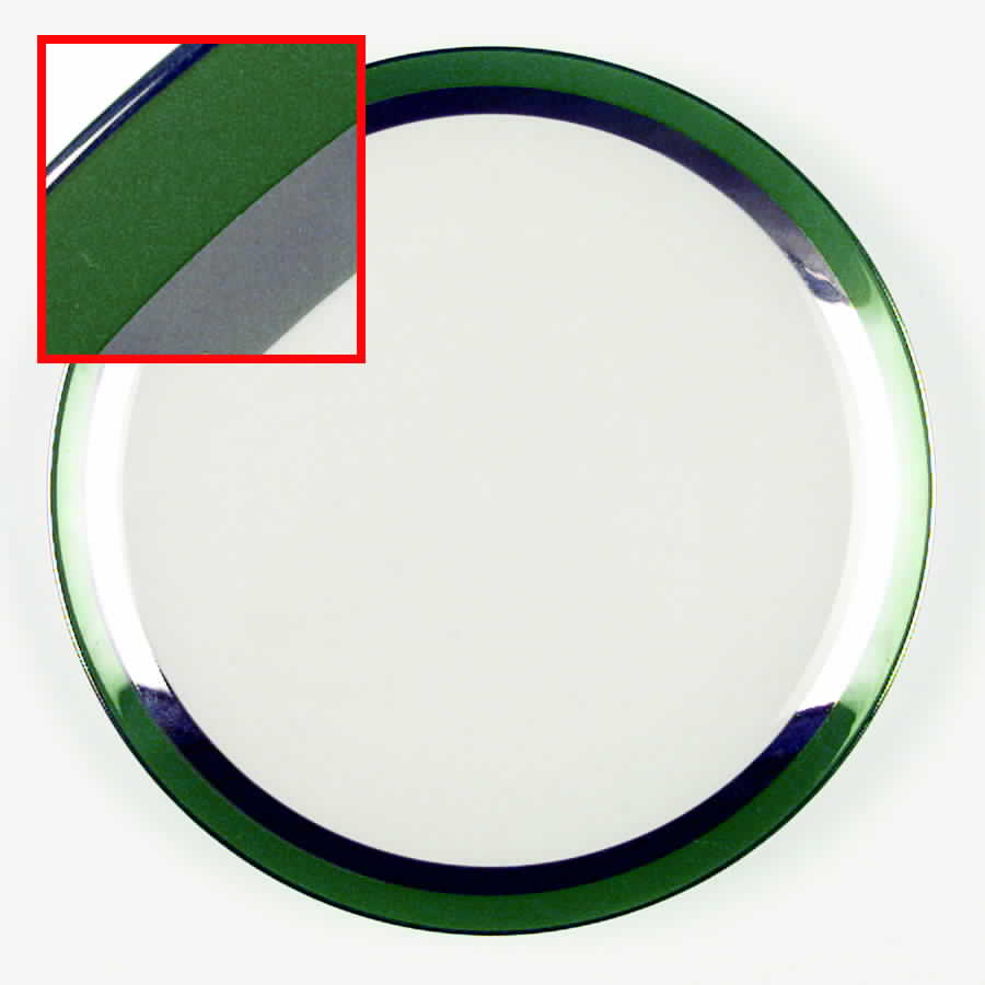 Contessa Spanish Green (Platinum Trim, Coupe) Dinner Plate by Flintridge-1