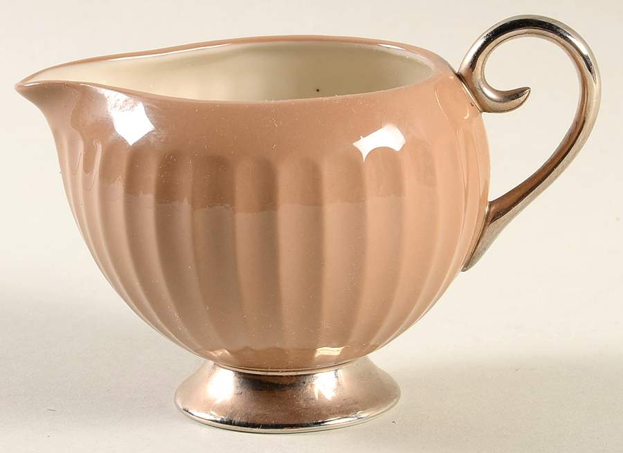Cocoa Rose Flutes Creamer by Flintridge-1