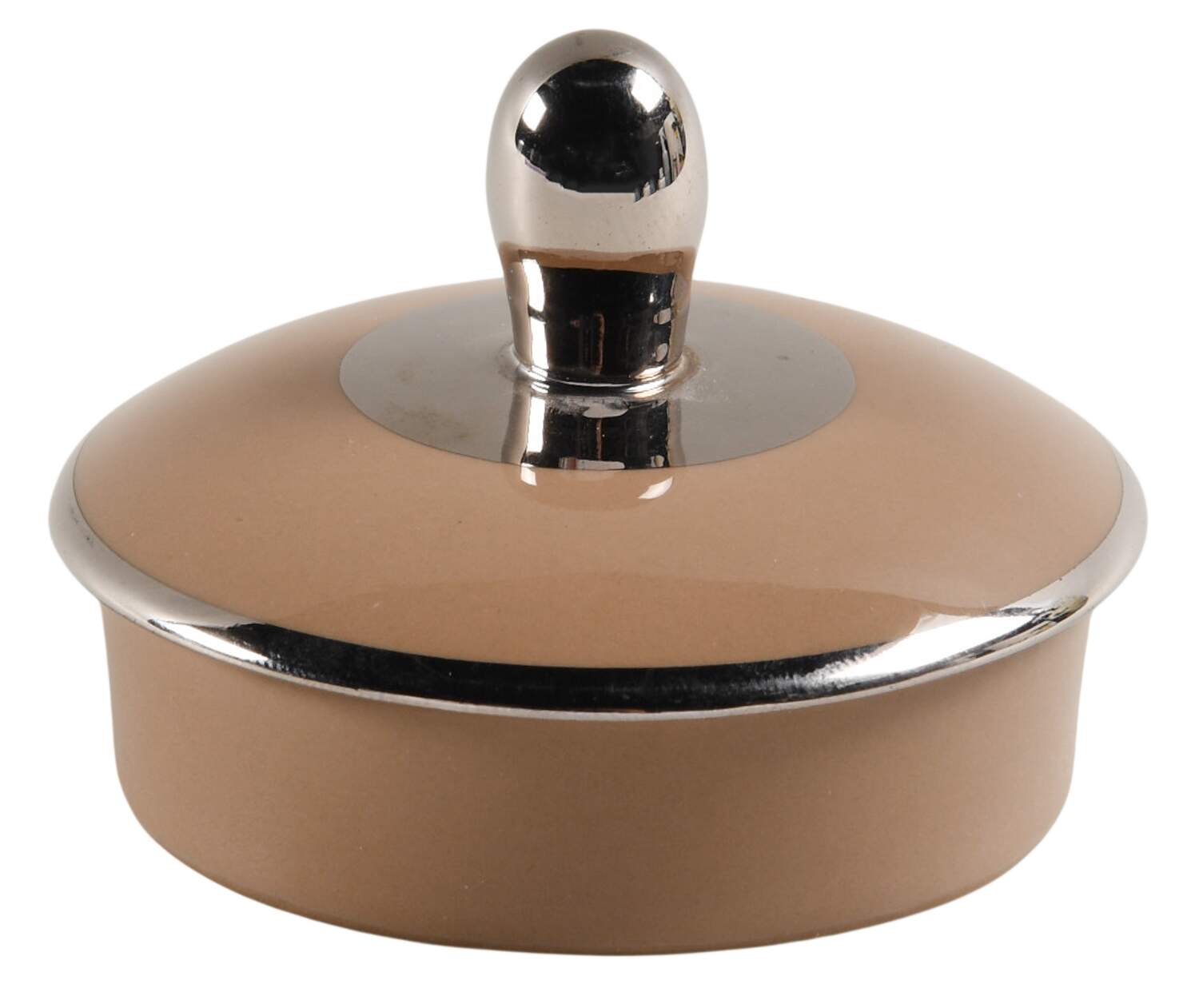 Cocoa Rose (Rim) Lid for Small Coffee Pot by Flintridge-1