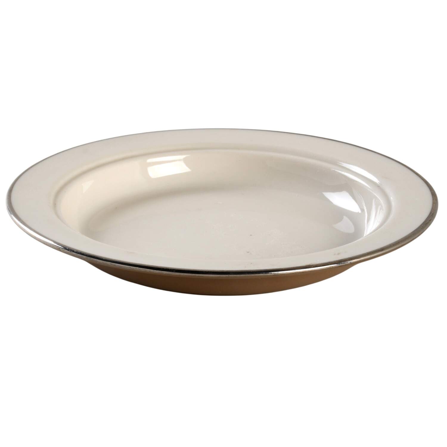 Cocoa Rose (Rim) Round Butter No Lid by Flintridge-1