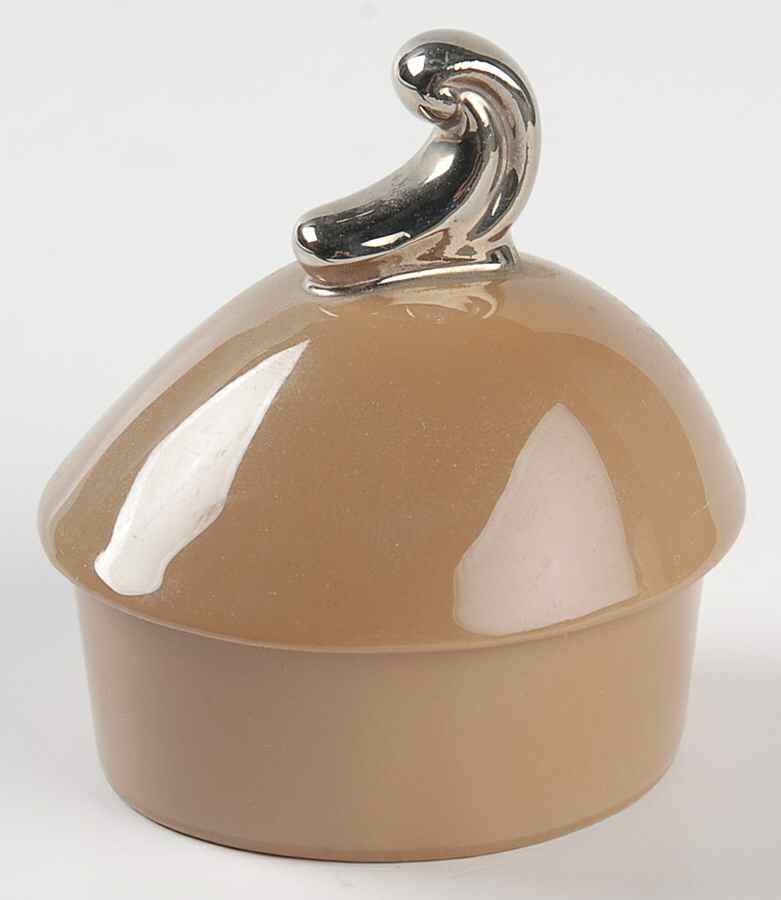 Cocoa Rose (Rim) Lid for Coffee Pot by Flintridge-1