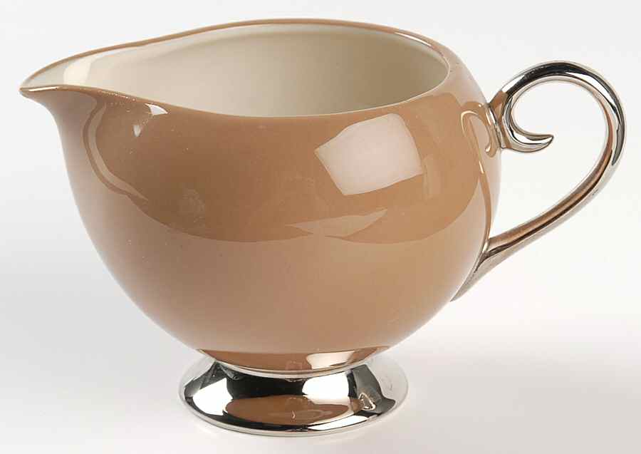 Cocoa Rose (Rim) Creamer by Flintridge-1