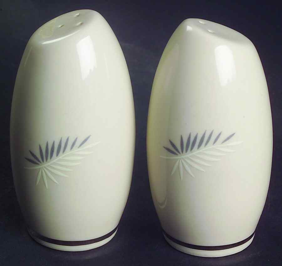 Continental White (Coupe) Salt & Pepper Set by Flintridge-1