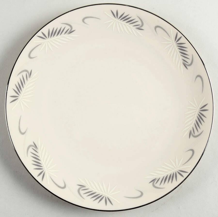 Continental White (Rim) Salad Plate by Flintridge-1