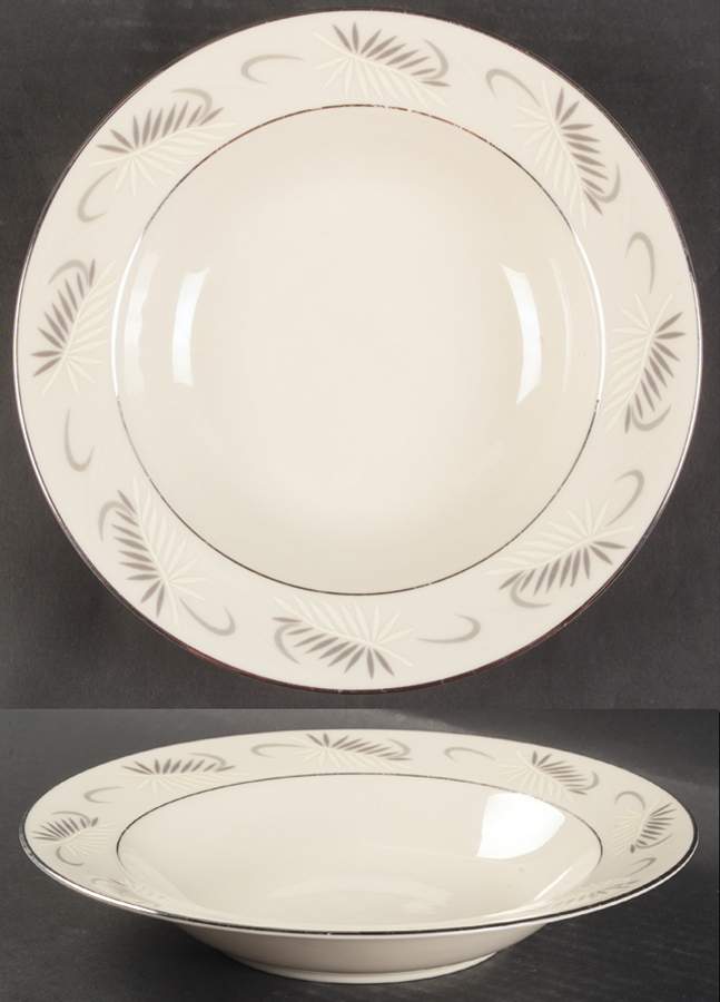 Continental White (Rim) Rim Soup Bowl by Flintridge-1
