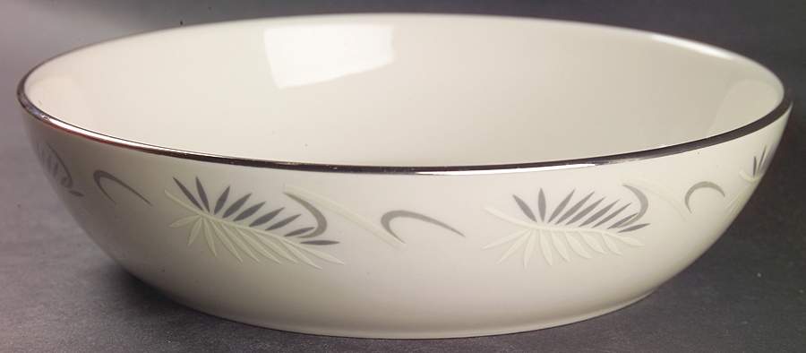 Continental White (Rim) 8" Round Vegetable Bowl by Flintridge-1