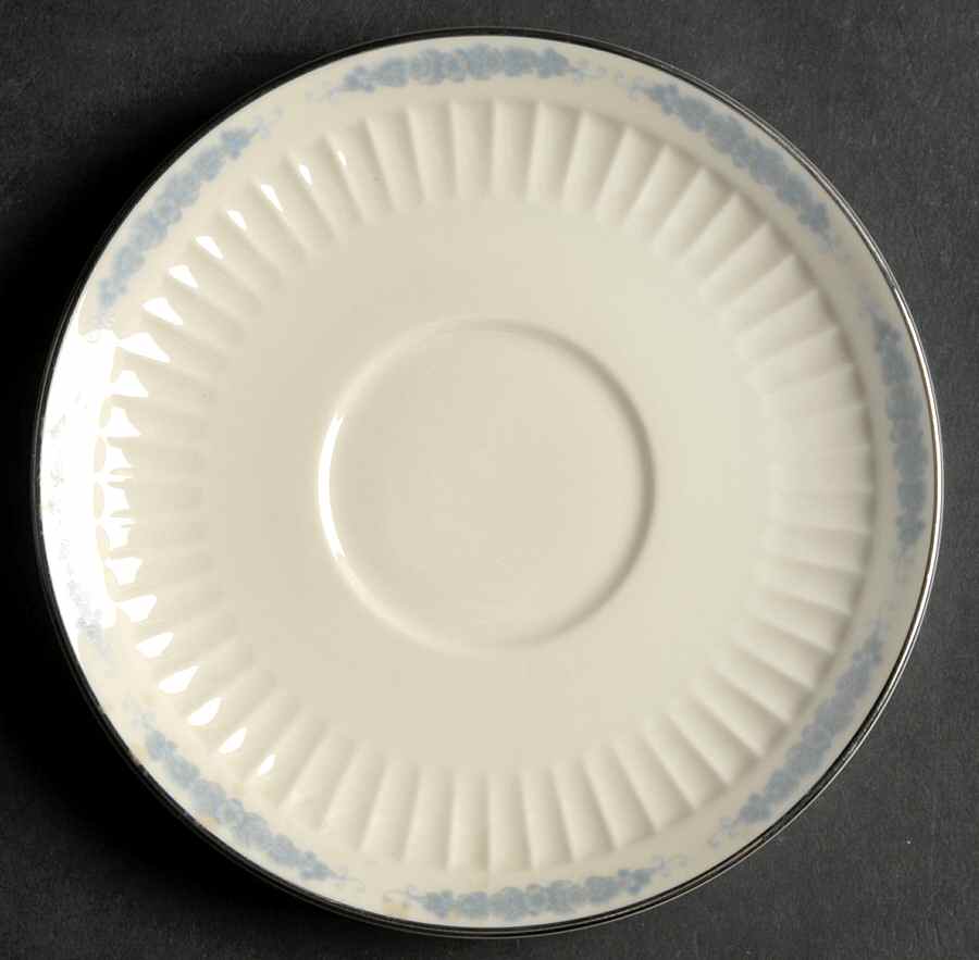Crissy Rose Blue Saucer by Flintridge-1